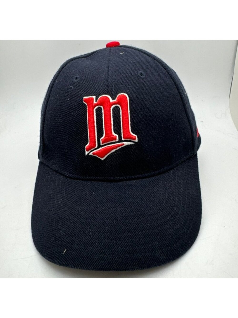 Nike Minnesota Twins MLB Baseball Hat Cap Navy Red Adjustable One Size Fits All